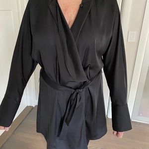 BCBG black Shirt Dress size S fits up to L